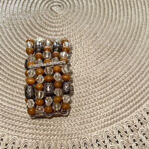 Maurices Gold and Silver Beaded Bracelet